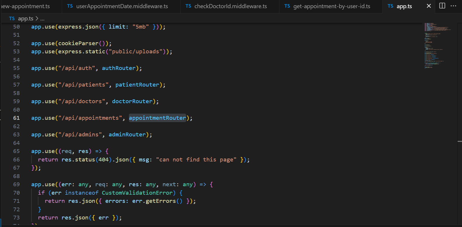 Simple Clinic Backend System